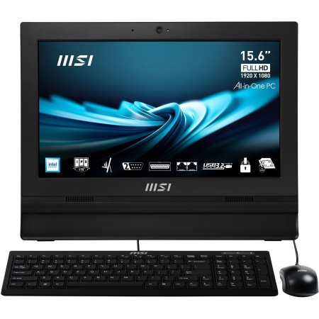AIO MSI N100 4GB 128GB 15.6FHD WIN11PRO BLACK - immagine 2