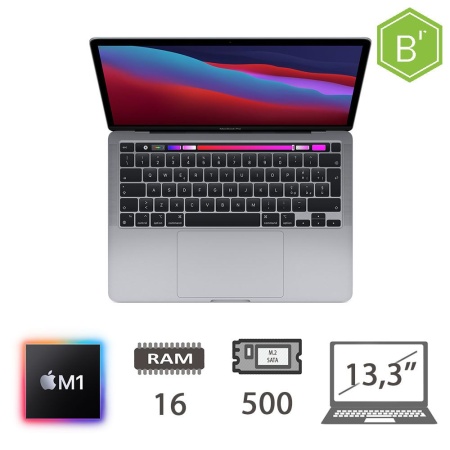 MBP 13,3 T.BAR(2020)M1-8C/16/512/8C GPU/SG/2Y - B