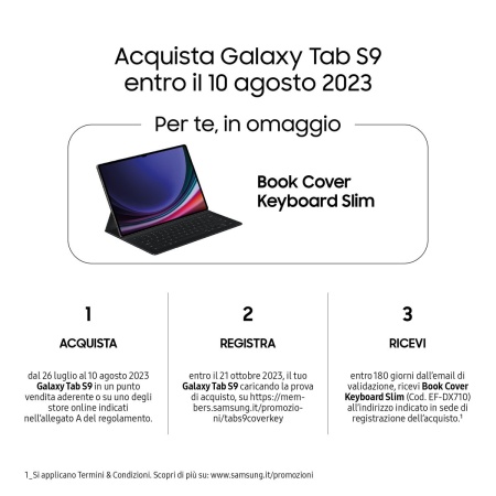 GALAXY TAB S9 11 8GB_/128GB WIFI GRAPHITE - immagine 14