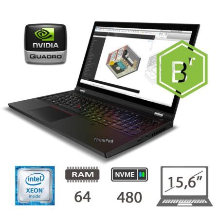 LENOVO P51 E3 1505M-V5/64/NVME480/M2200/W10P/2Y B