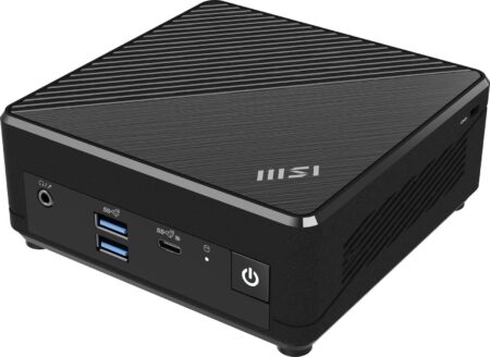 MSI CUBI N INTEL N100 BAREBONE BLACK 2XLAN FANLESS