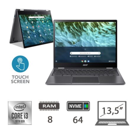 ACER SPIN713 TS I3-10110U/8/64GB/13,5 /CHROMEOS/2Y